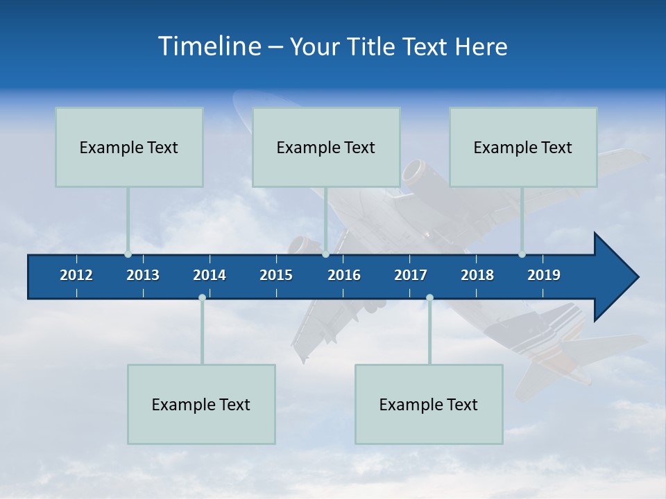 Energy Flight Airline PowerPoint Template