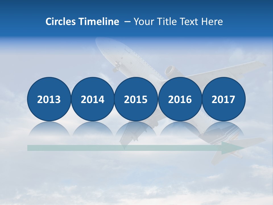 Energy Flight Airline PowerPoint Template