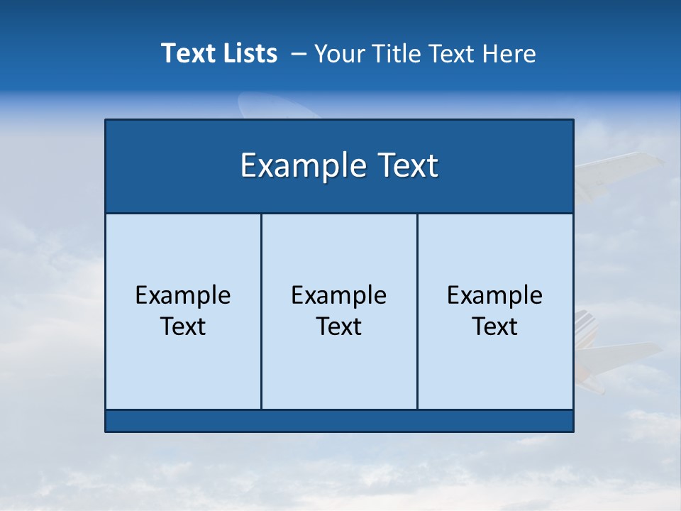 Energy Flight Airline PowerPoint Template