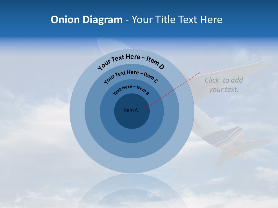 Energy Flight Airline PowerPoint Template