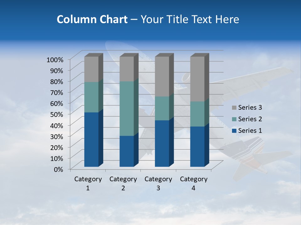 Energy Flight Airline PowerPoint Template