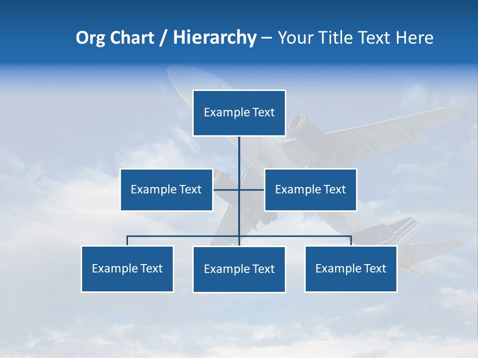 Energy Flight Airline PowerPoint Template
