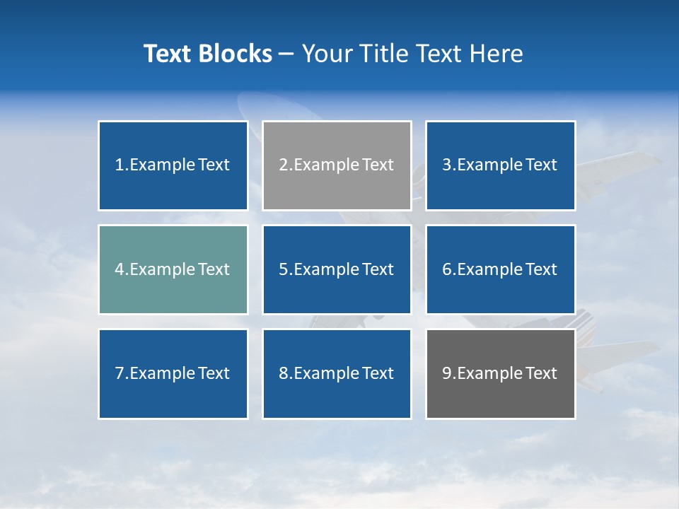 Energy Flight Airline PowerPoint Template