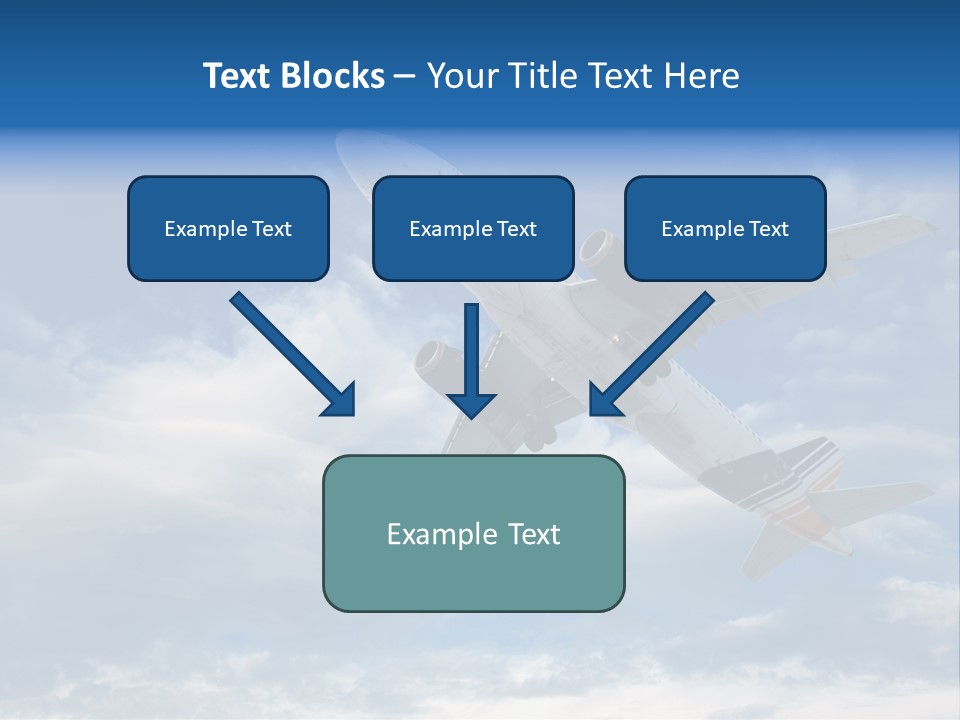 Energy Flight Airline PowerPoint Template