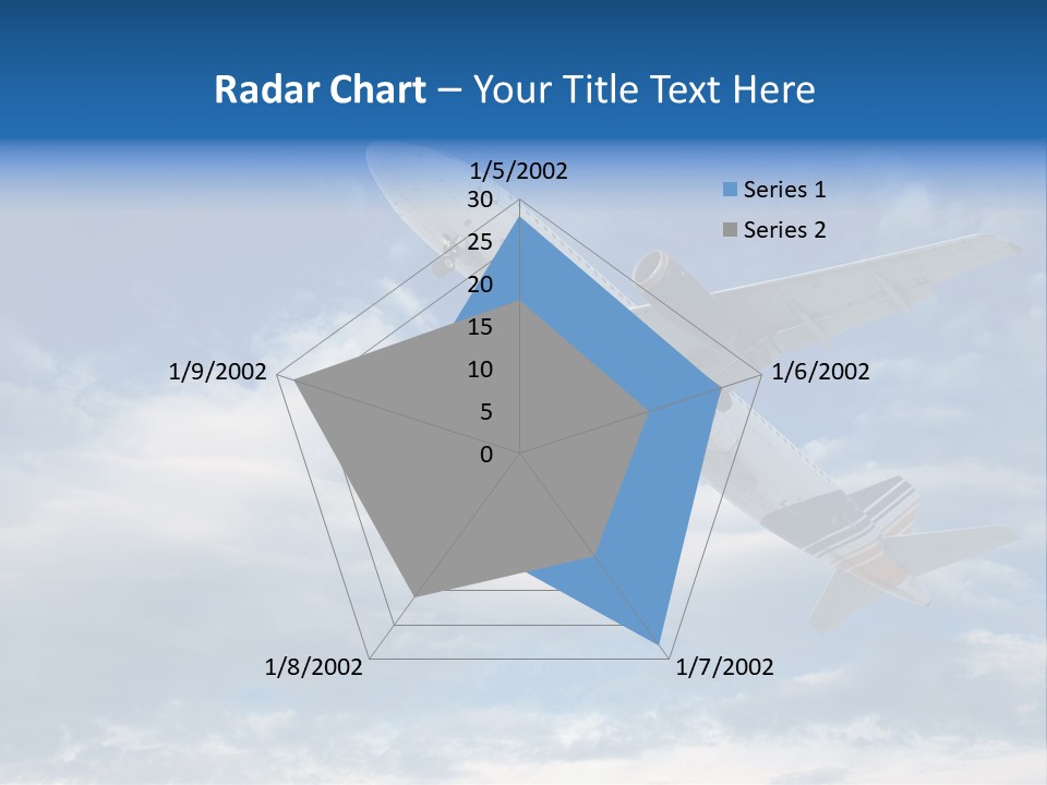Energy Flight Airline PowerPoint Template
