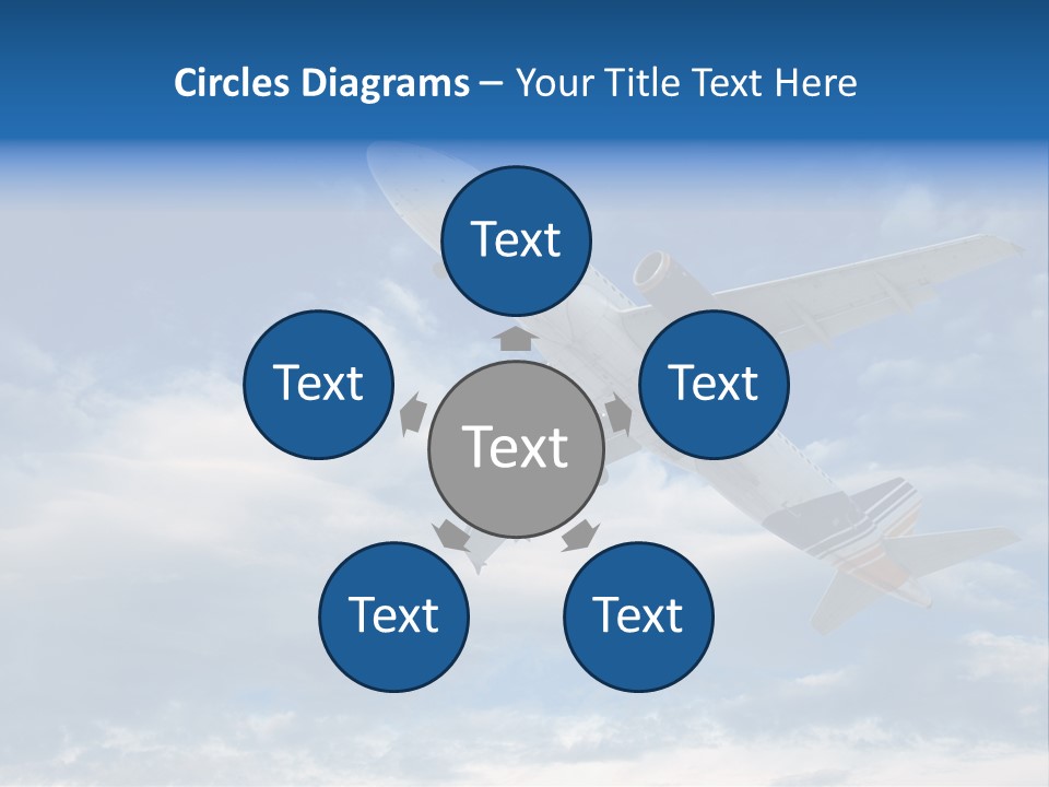 Energy Flight Airline PowerPoint Template