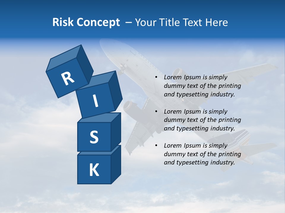 Energy Flight Airline PowerPoint Template