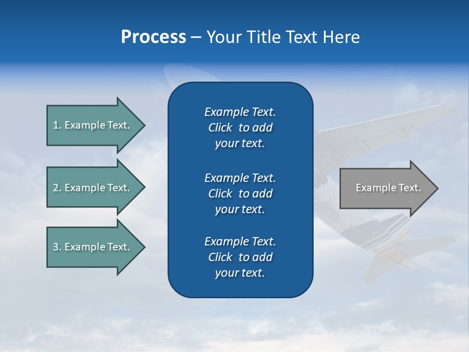 Energy Flight Airline PowerPoint Template