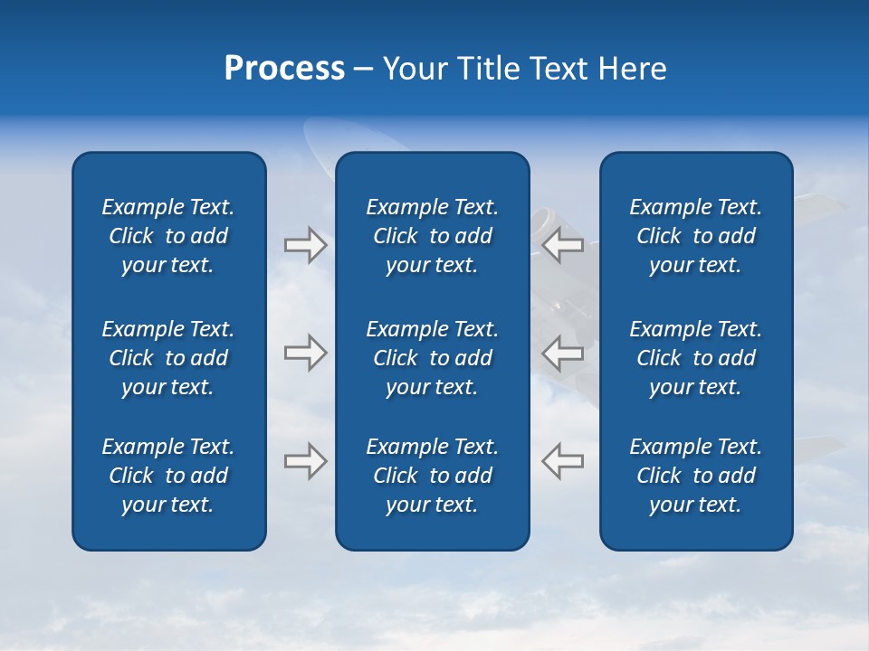 Energy Flight Airline PowerPoint Template