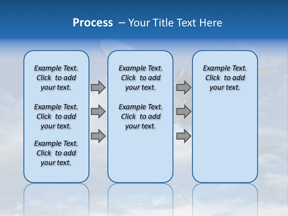 Energy Flight Airline PowerPoint Template