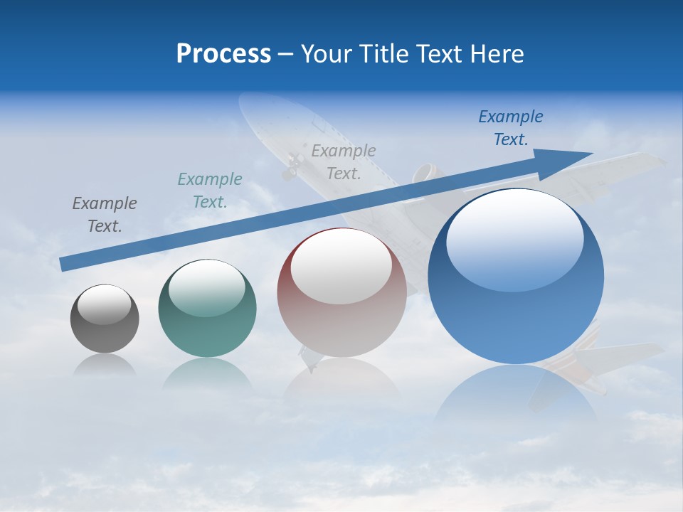Energy Flight Airline PowerPoint Template