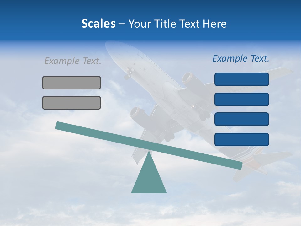 Energy Flight Airline PowerPoint Template