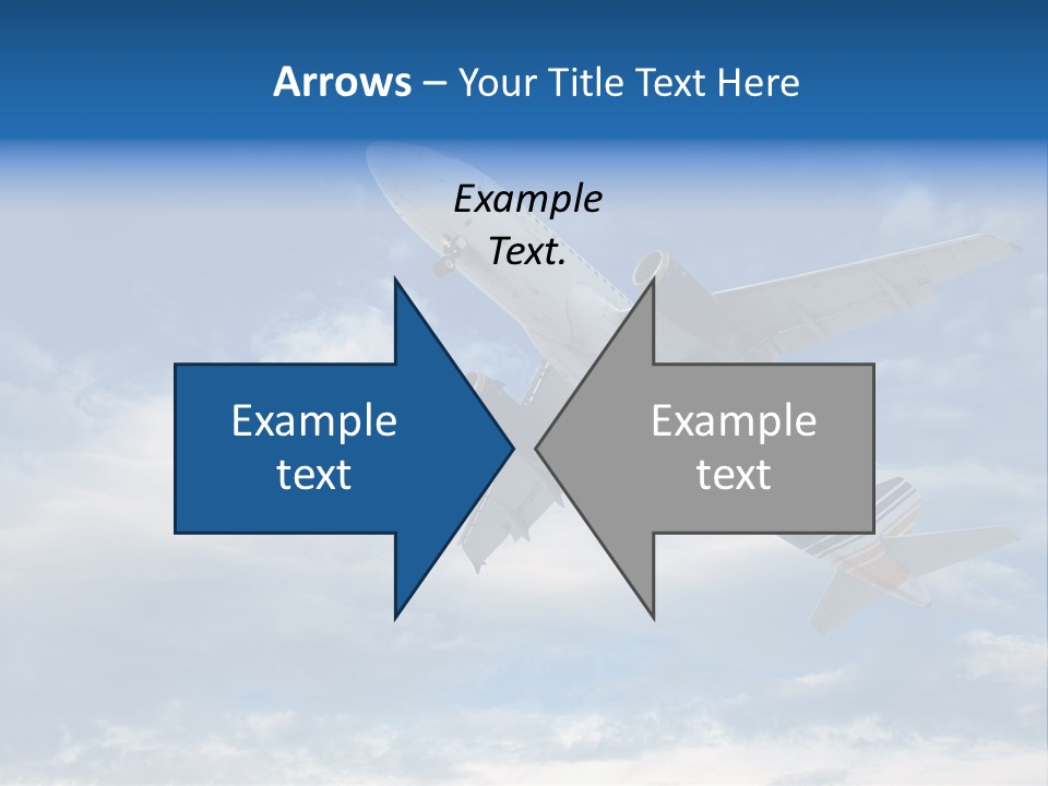 Energy Flight Airline PowerPoint Template