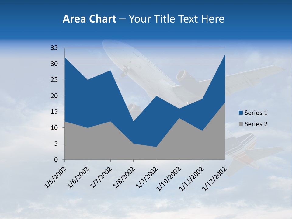 Energy Flight Airline PowerPoint Template