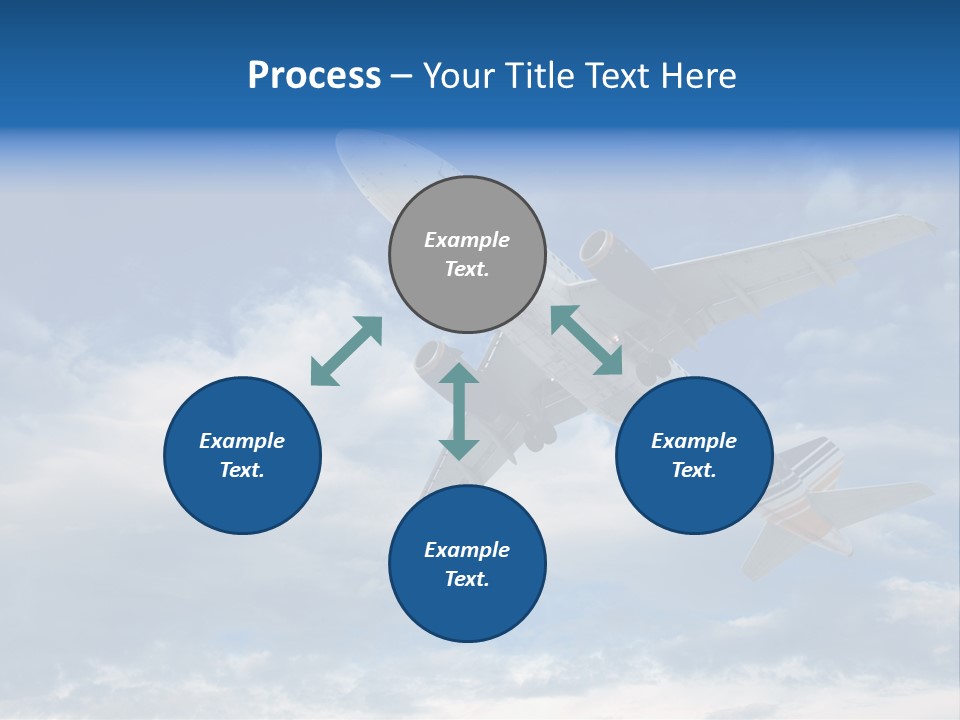 Energy Flight Airline PowerPoint Template