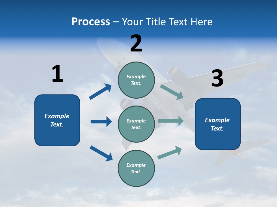 Energy Flight Airline PowerPoint Template