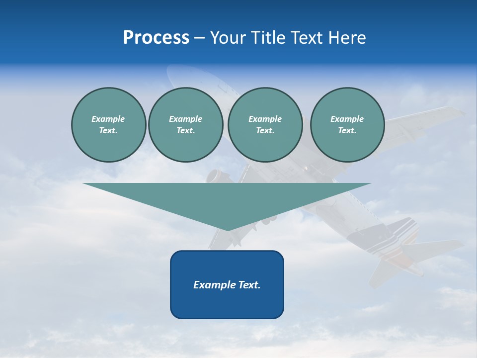 Energy Flight Airline PowerPoint Template
