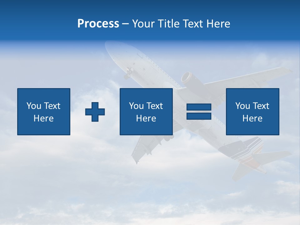 Energy Flight Airline PowerPoint Template