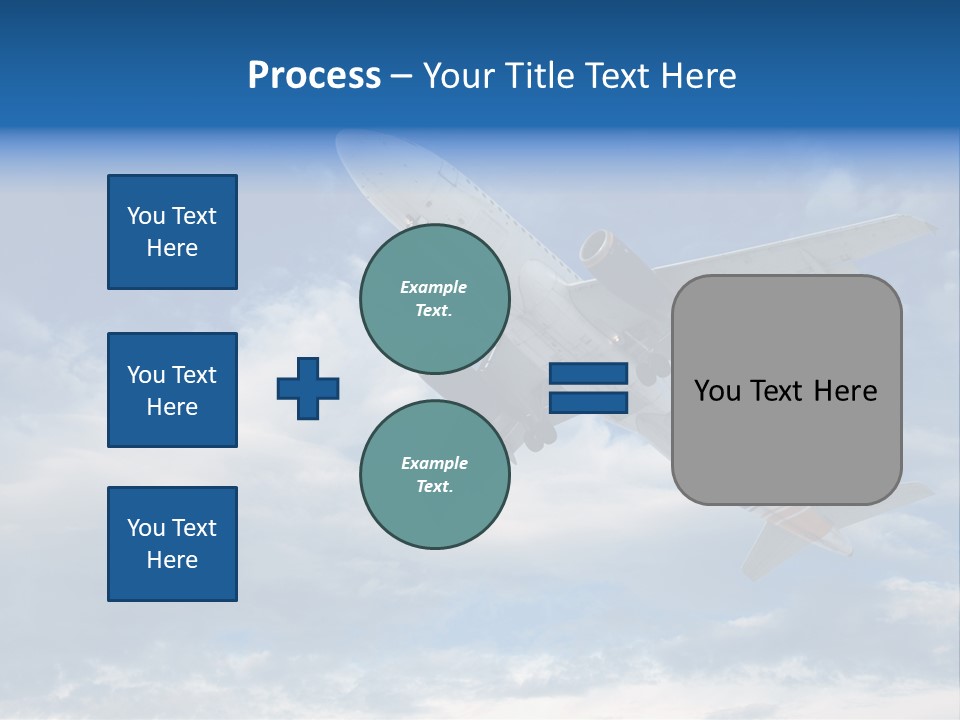 Energy Flight Airline PowerPoint Template