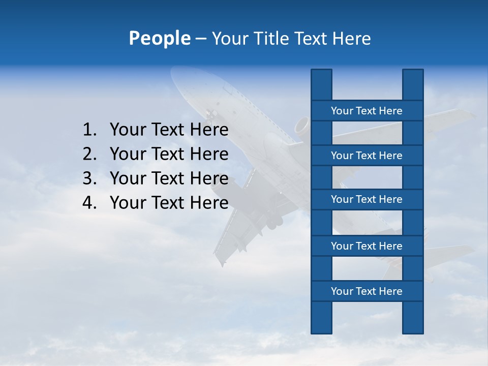 Energy Flight Airline PowerPoint Template