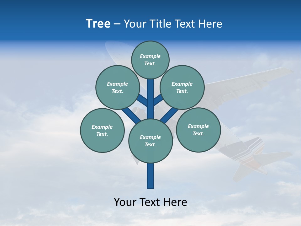 Energy Flight Airline PowerPoint Template