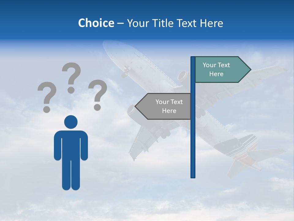 Energy Flight Airline PowerPoint Template
