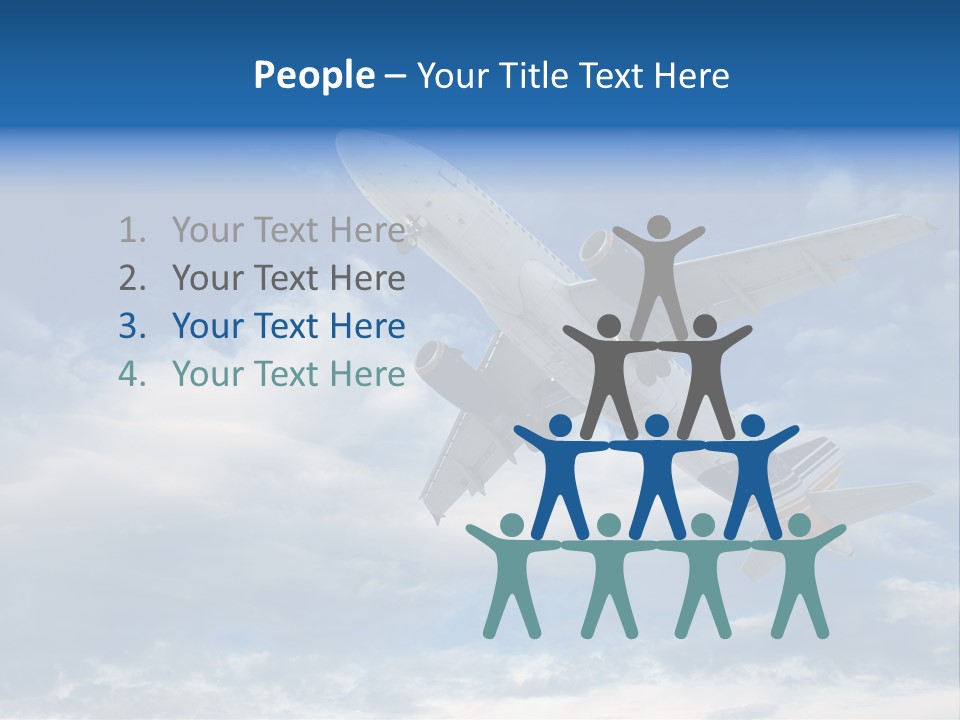 Energy Flight Airline PowerPoint Template