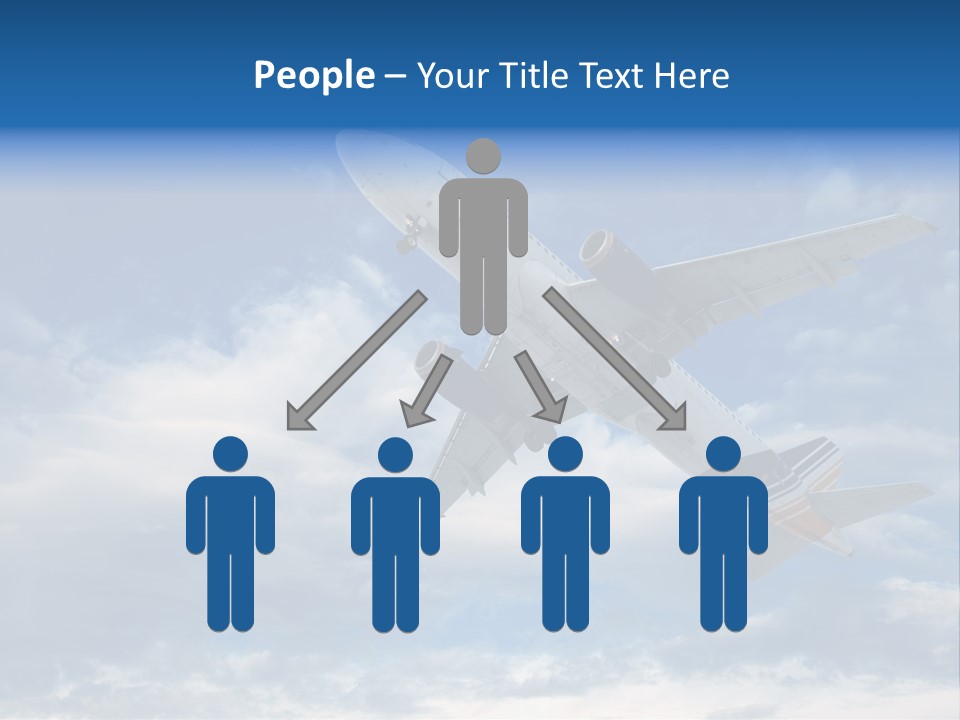 Energy Flight Airline PowerPoint Template