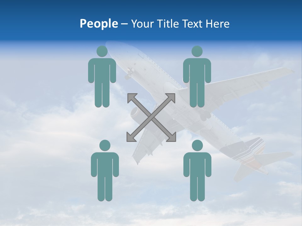 Energy Flight Airline PowerPoint Template