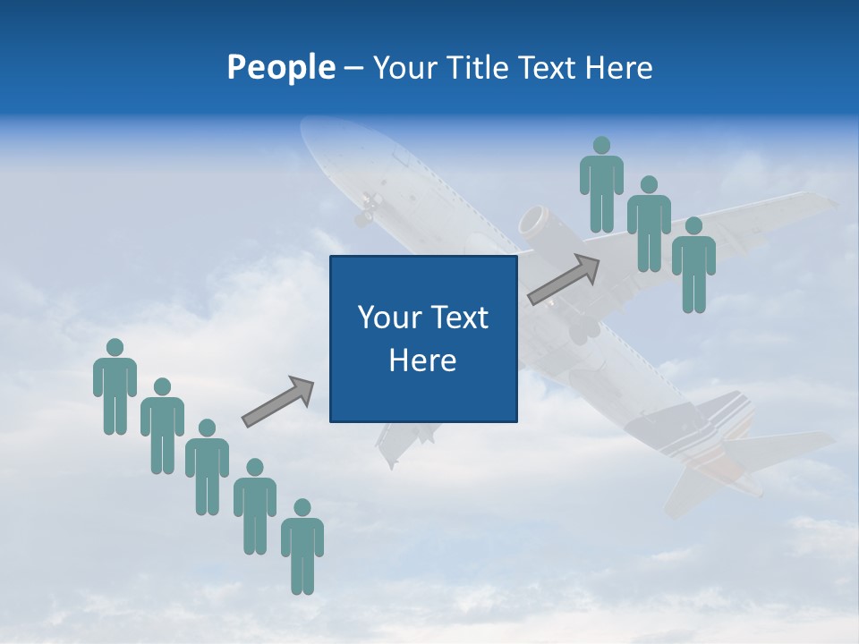 Energy Flight Airline PowerPoint Template