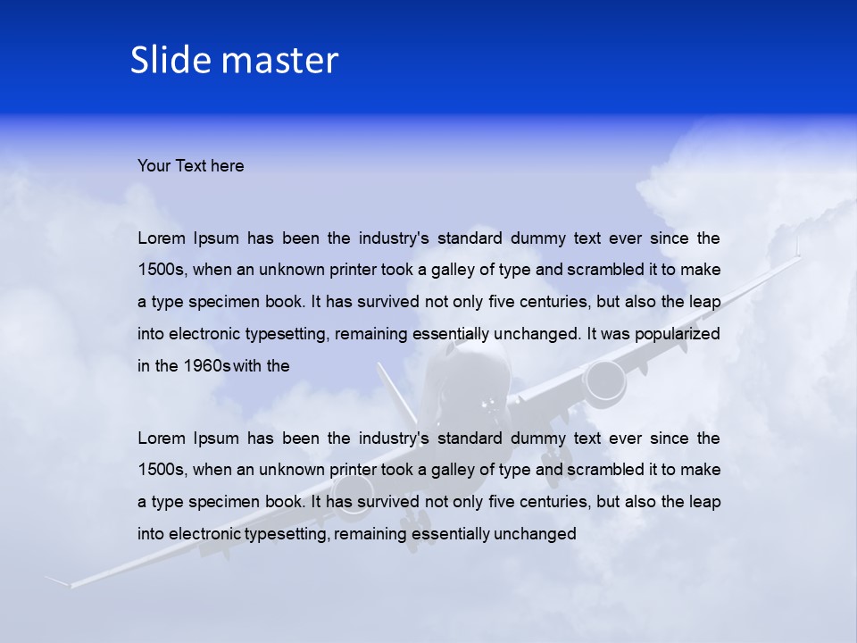Dawn White Sky PowerPoint Template