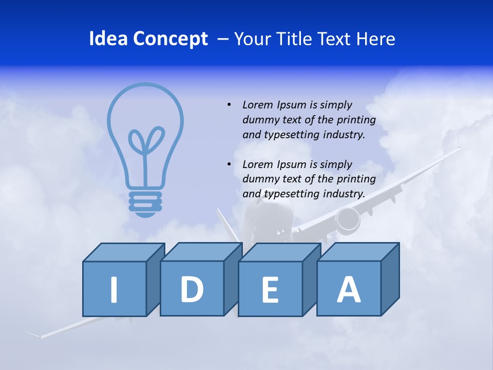 Dawn White Sky PowerPoint Template