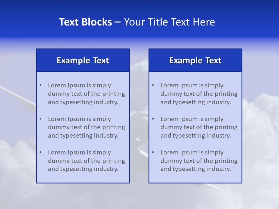 Clouds Morning Water PowerPoint Template