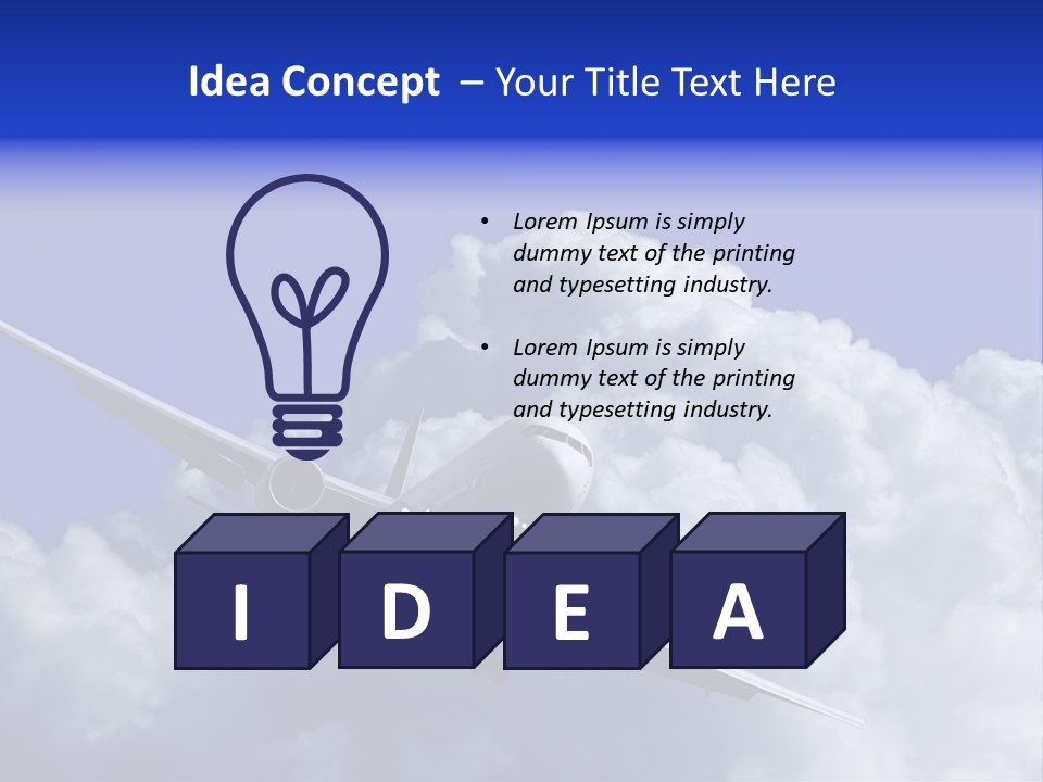 Clouds Morning Water PowerPoint Template