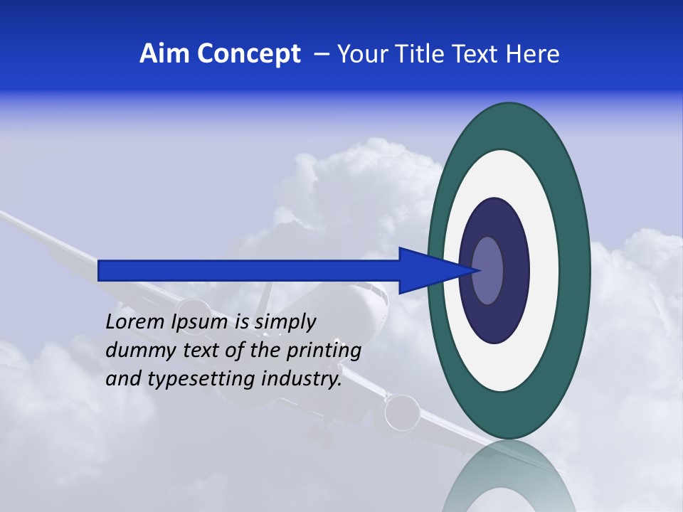 Clouds Morning Water PowerPoint Template