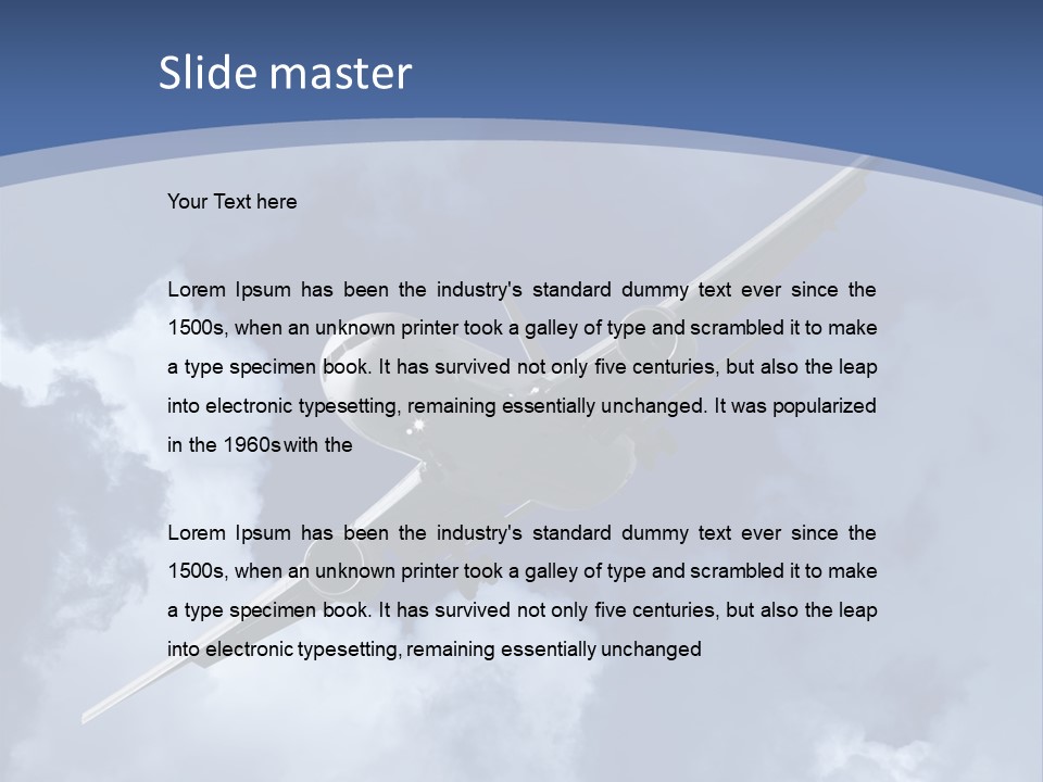 Air View Infinity PowerPoint Template