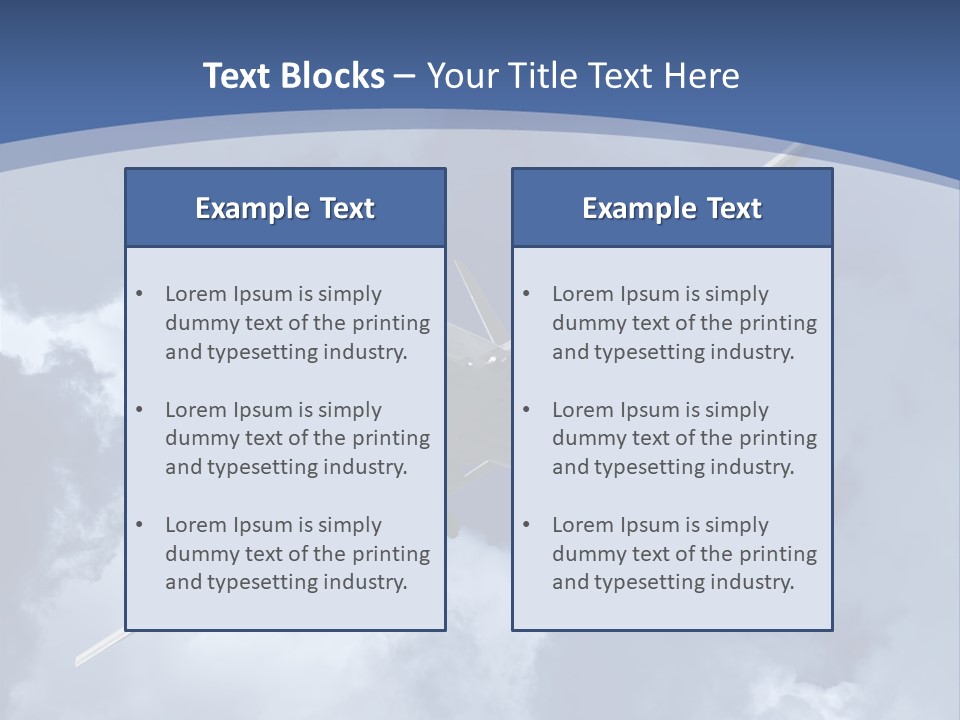 Air View Infinity PowerPoint Template