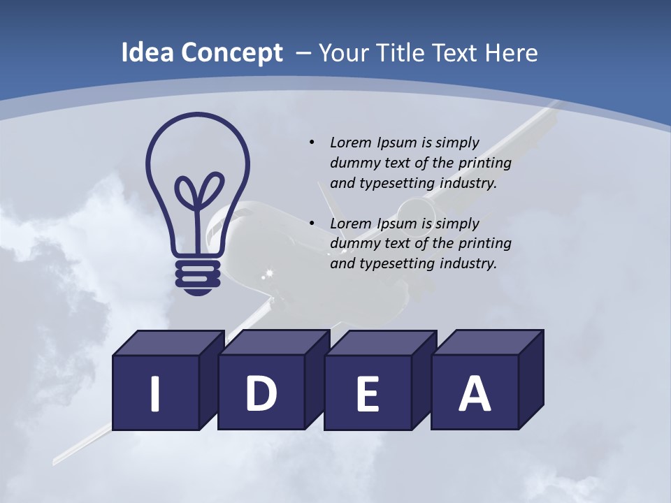Air View Infinity PowerPoint Template