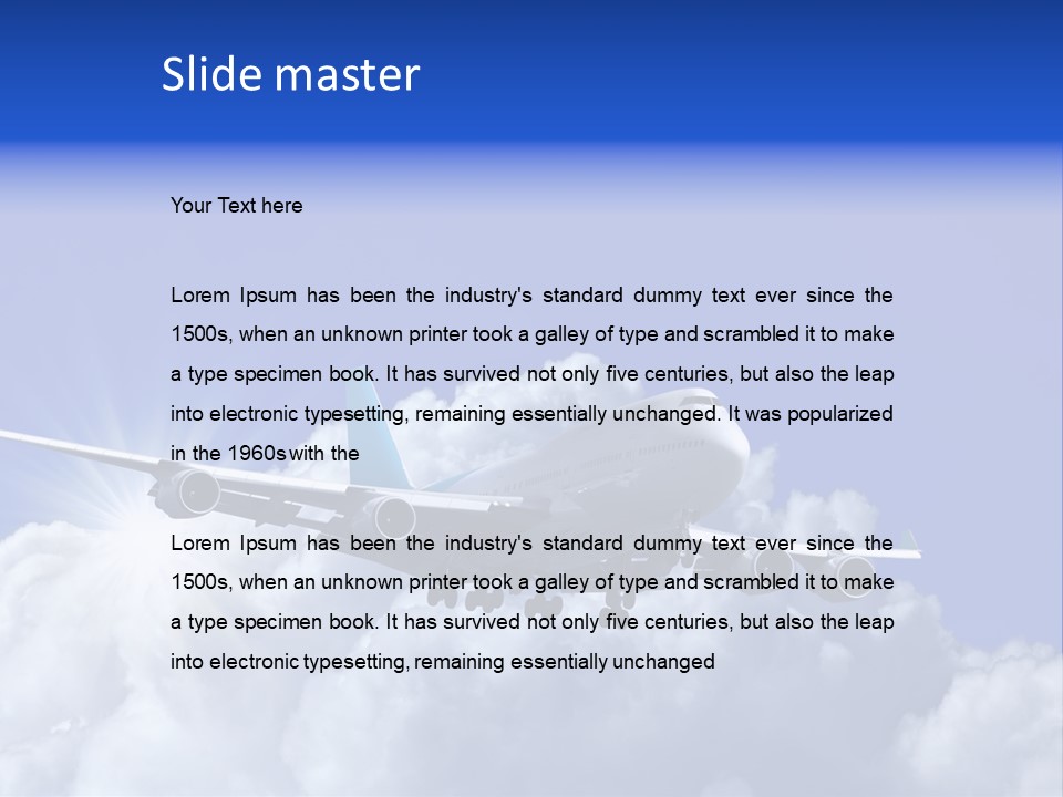 Horizon Commercial Harmony PowerPoint Template