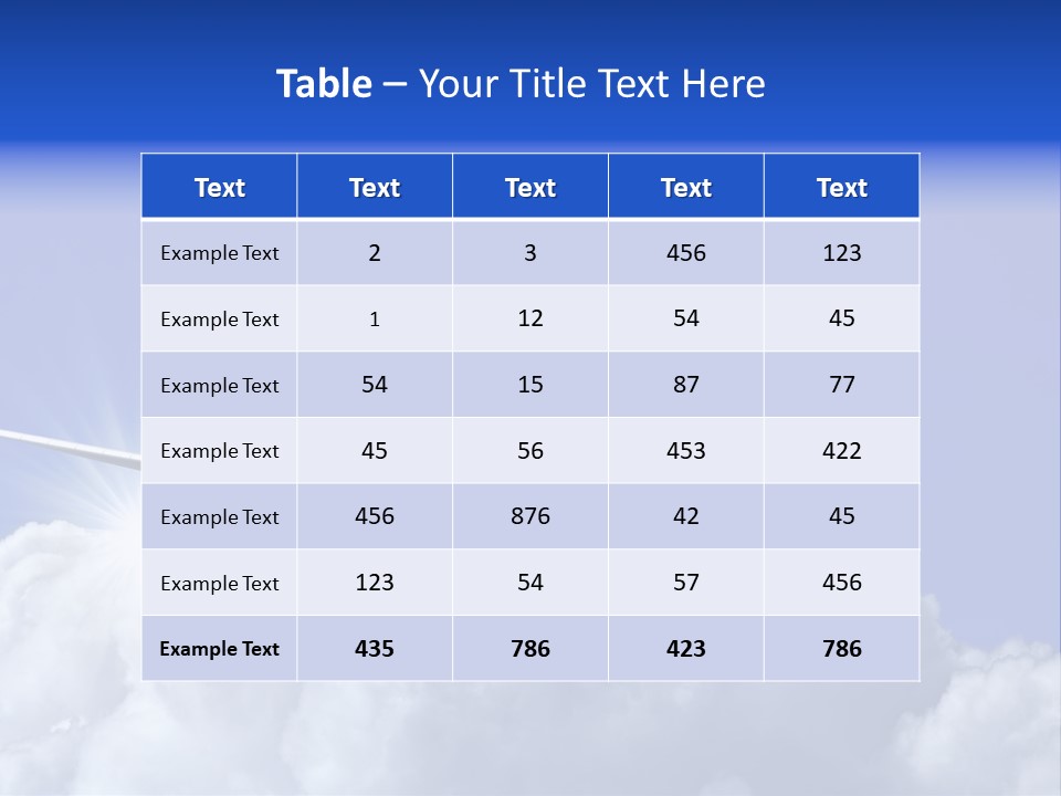 Horizon Commercial Harmony PowerPoint Template