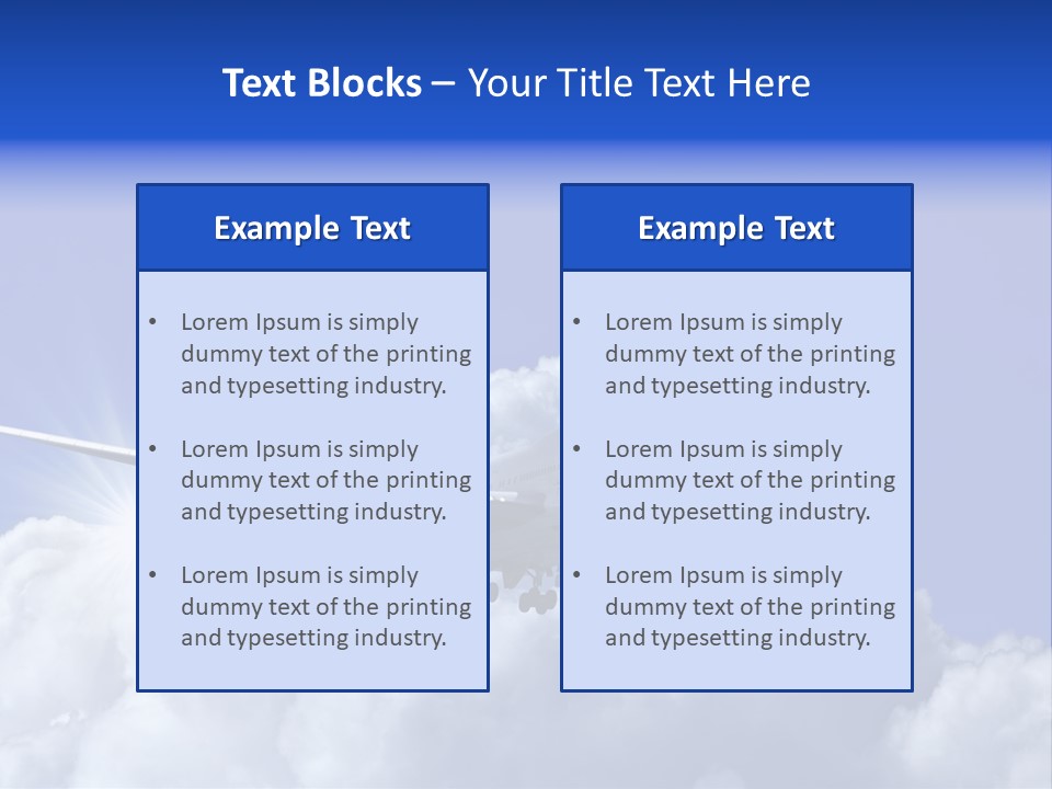 Horizon Commercial Harmony PowerPoint Template