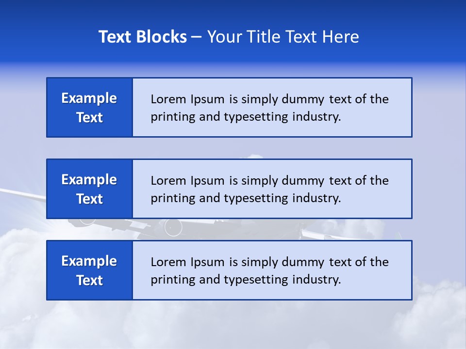 Horizon Commercial Harmony PowerPoint Template