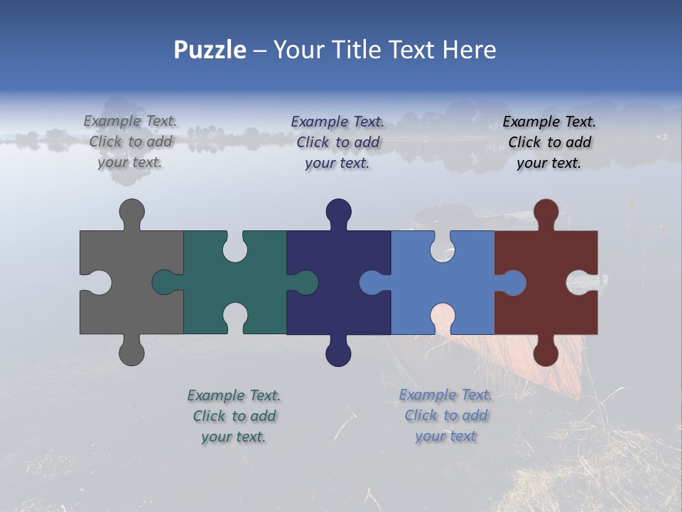 Nature Lac Paysage PowerPoint Template