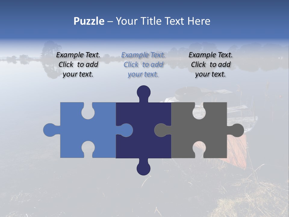 Nature Lac Paysage PowerPoint Template