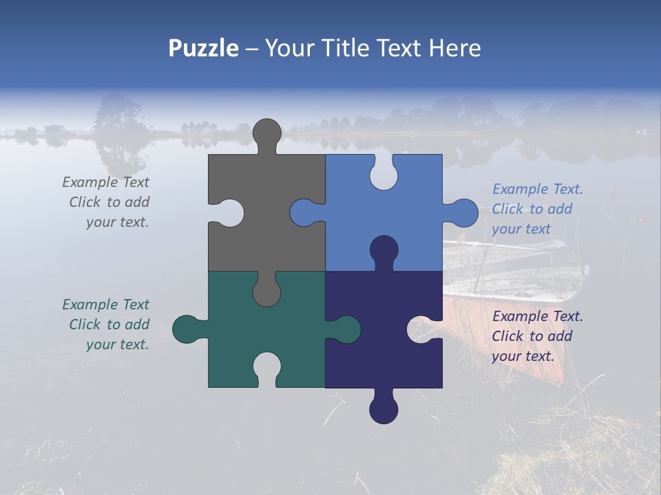 Nature Lac Paysage PowerPoint Template