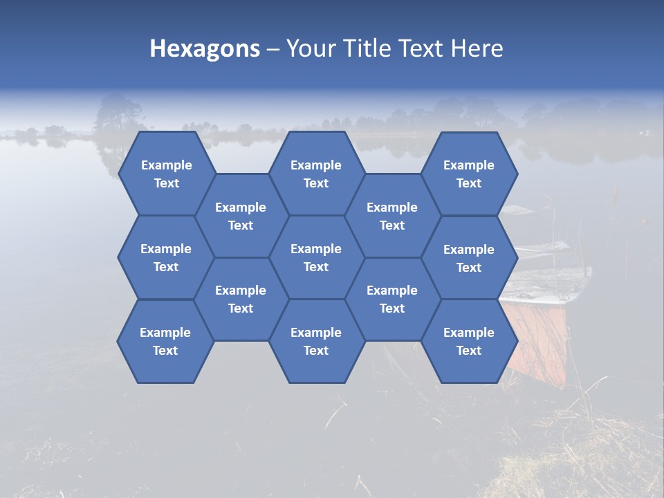 Nature Lac Paysage PowerPoint Template