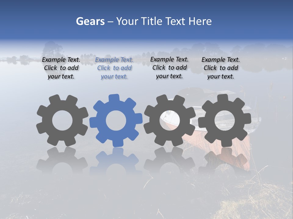 Nature Lac Paysage PowerPoint Template