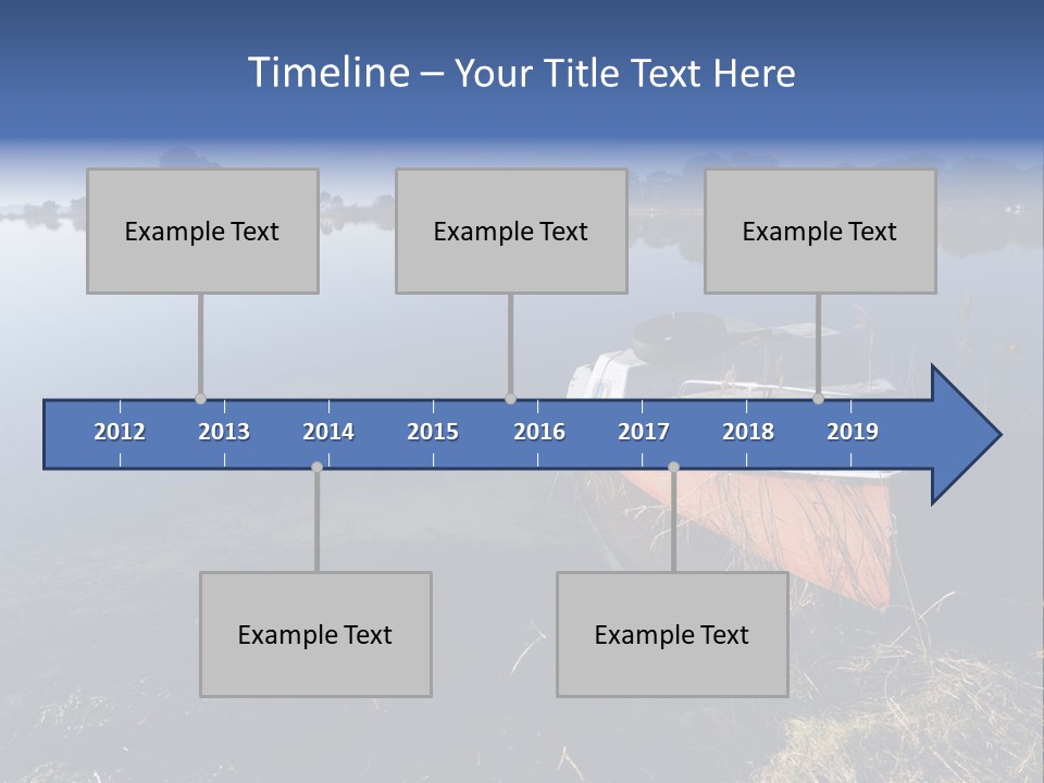 Nature Lac Paysage PowerPoint Template