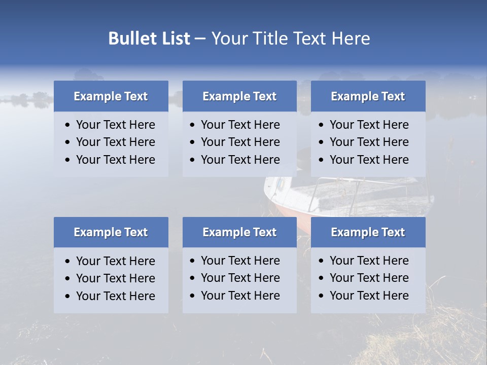 Nature Lac Paysage PowerPoint Template