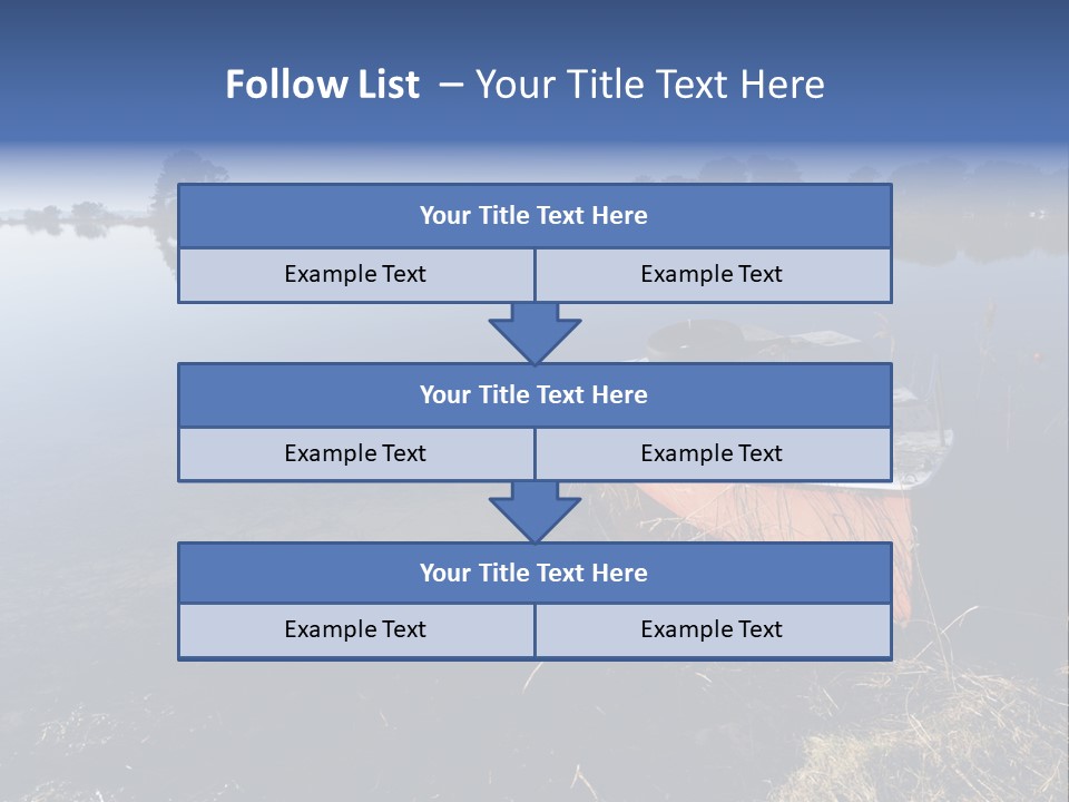 Nature Lac Paysage PowerPoint Template